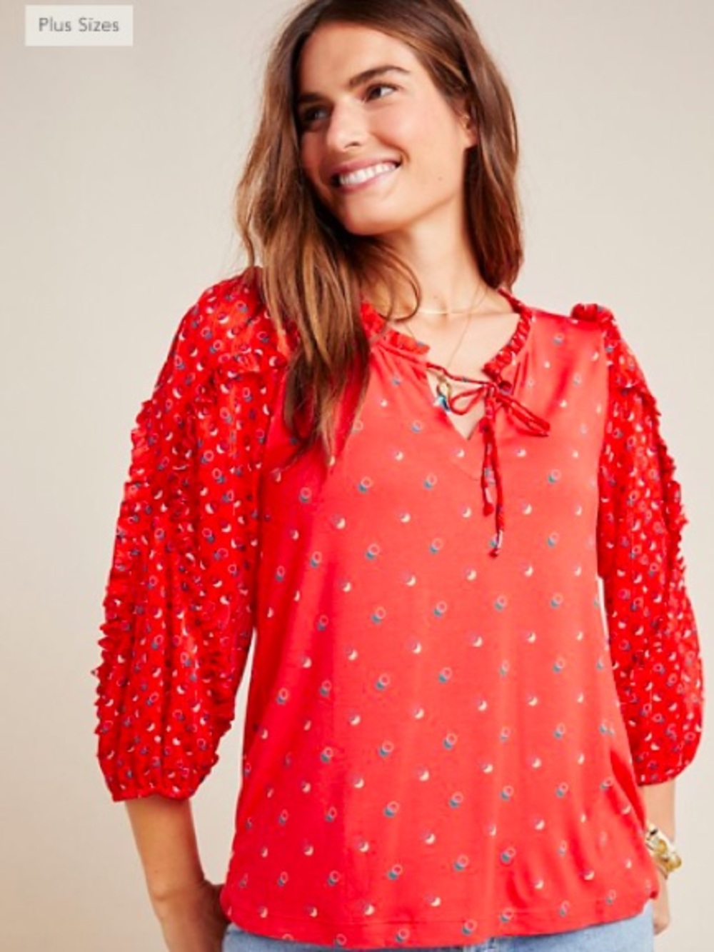 Maeve Jacquin Peasant Blouse L